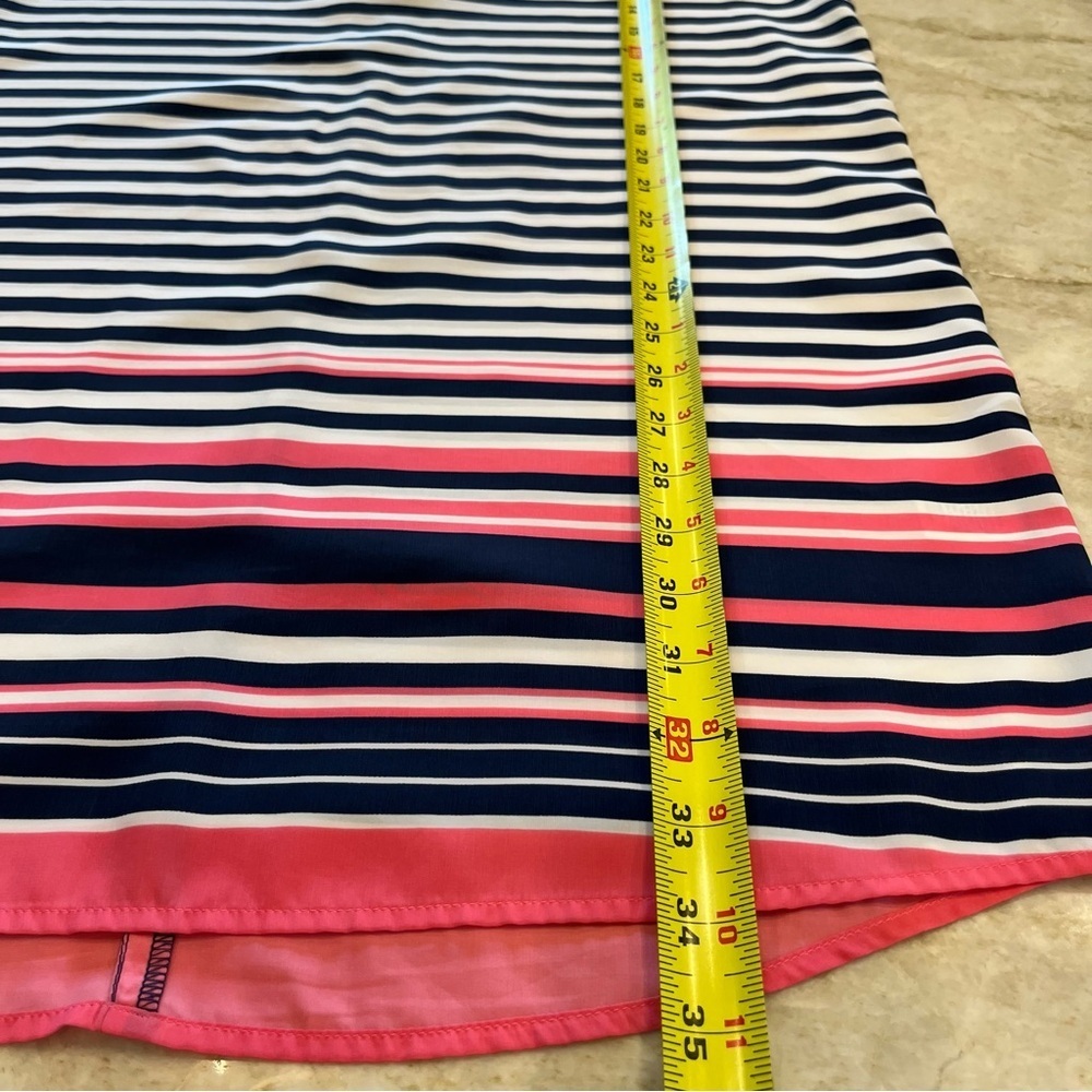 NEW Caslon | Mini‎ Shift Dress | Blue, White Pink Stripes | Women's Size Small - Picture 4 of 11